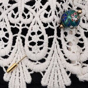 Vintage Cloisonne Stick Pin